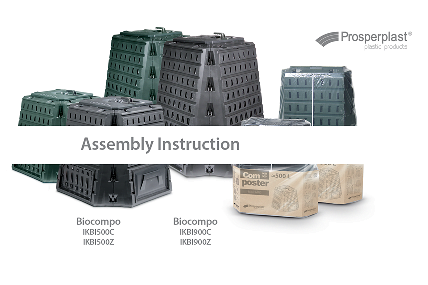How to assemble the Biocompo IKBI500, IKBI900 composter?