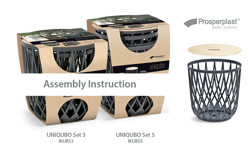 How to assemble the Uniqubo IKUBS3 i IKUBS5 basket?
