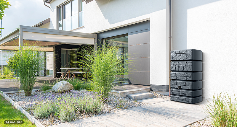 Tower Stone rainwater tank