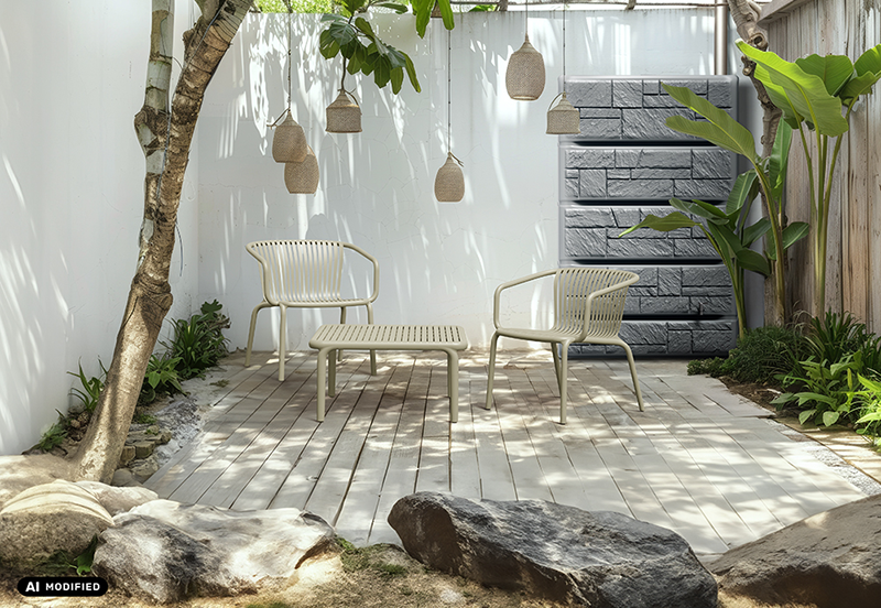 Wall Stone rainwater tank