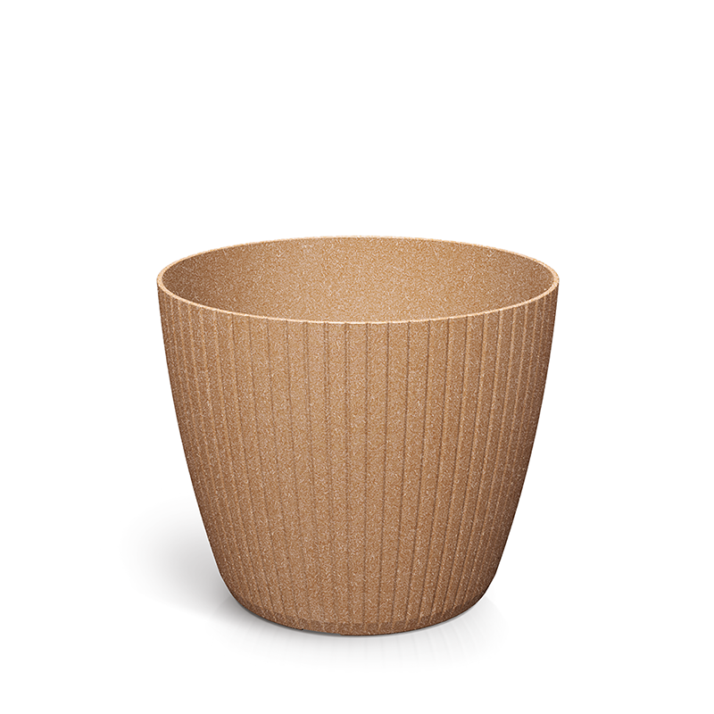 Lamia Round ECO Wood flowerpot