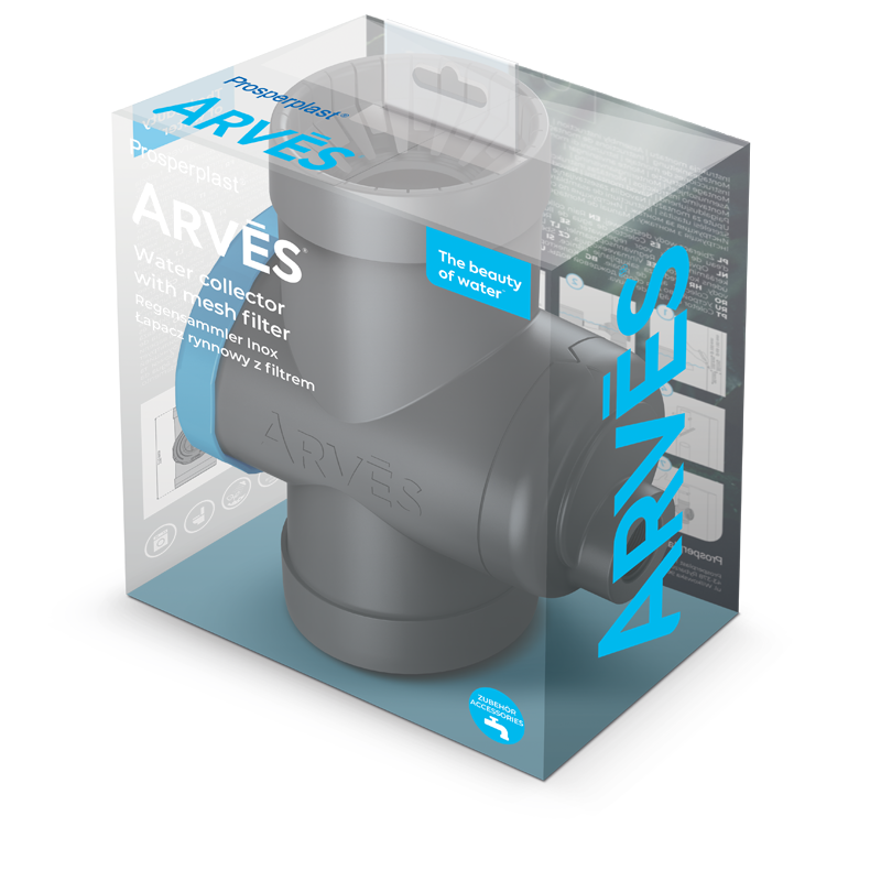 Water collector with mesh filter