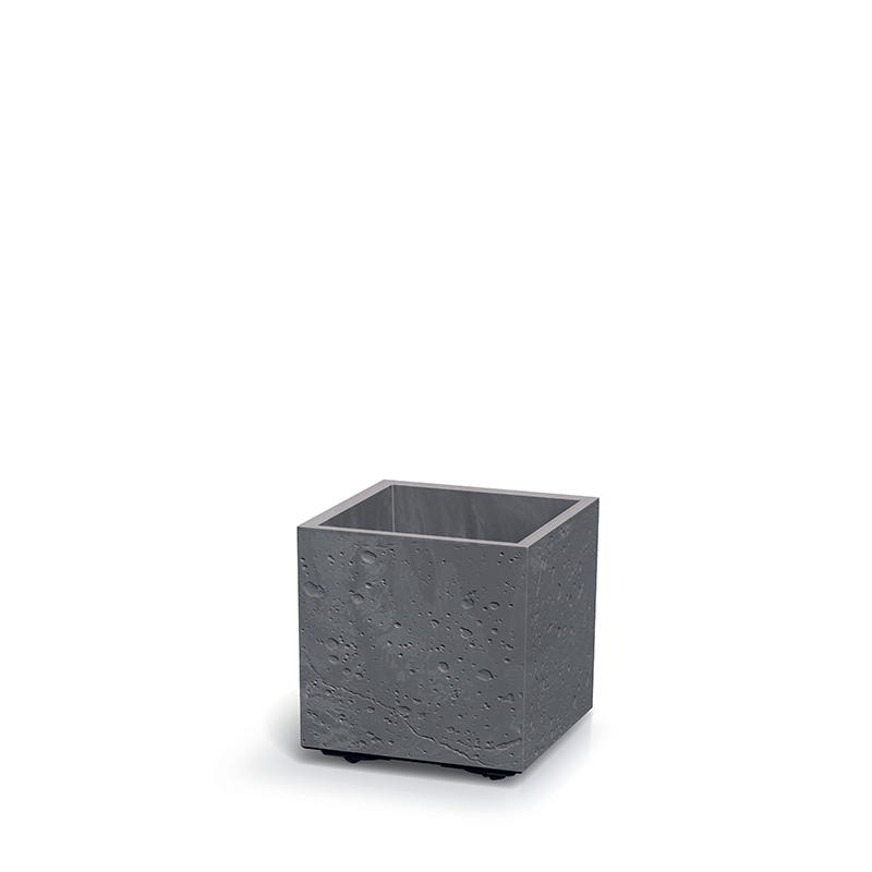 Sierra Square Beton Effect flowerpot