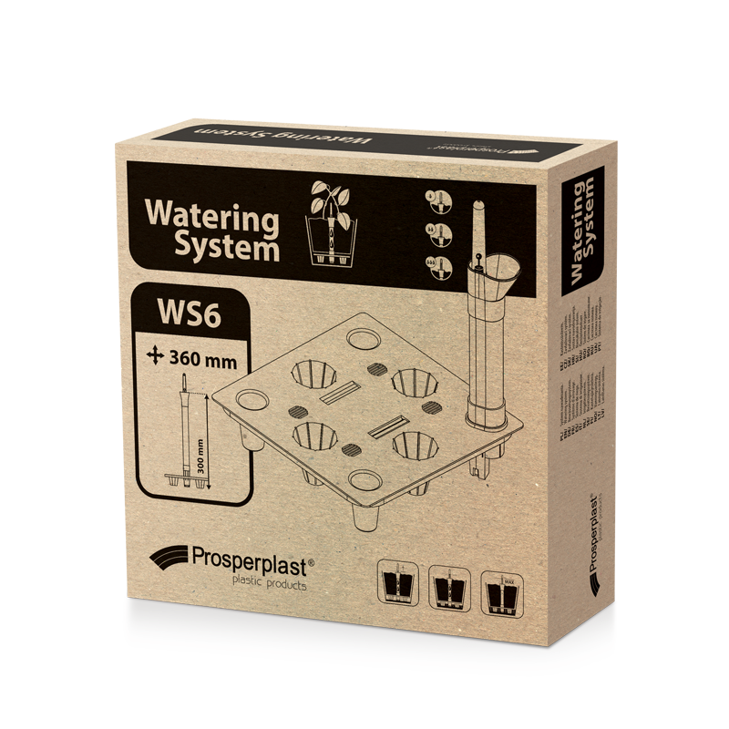 Watering System Square irrigation system for flowerpots